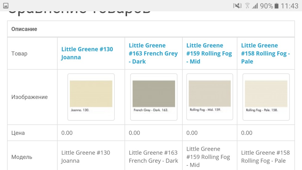 Little Greene LG130, Joanna paint