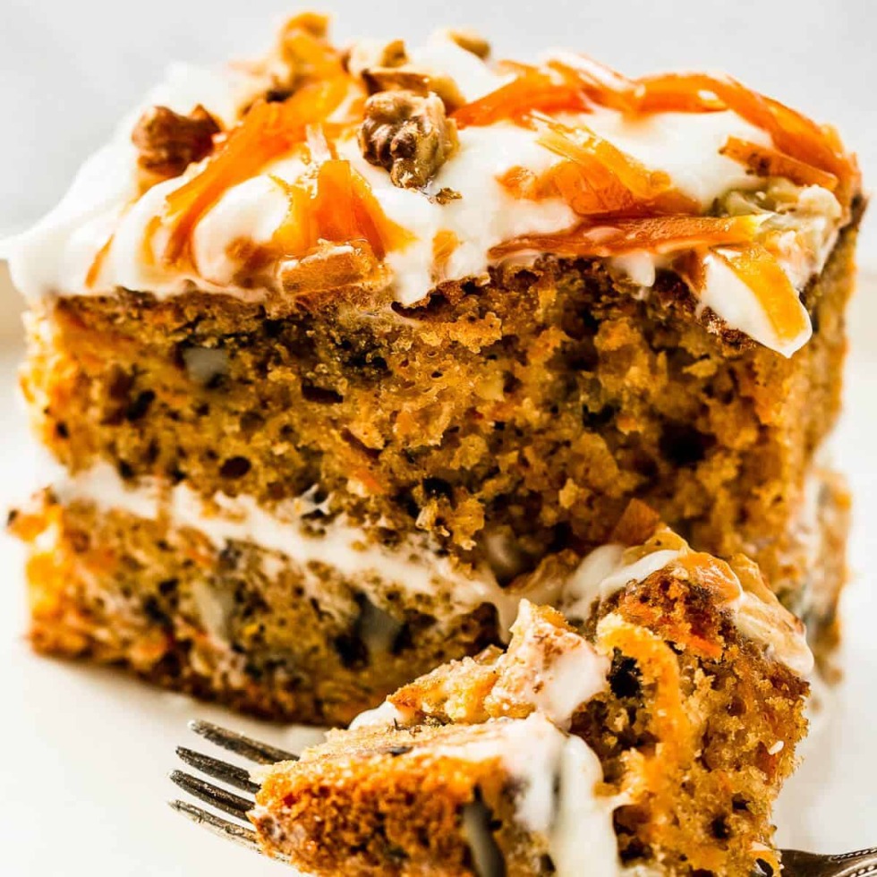 Carrot cake of a taste of taste