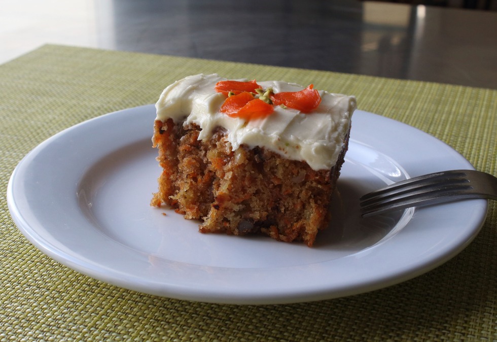 Cartoon carrot cake