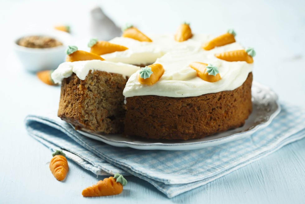 Carrot cake in a glass