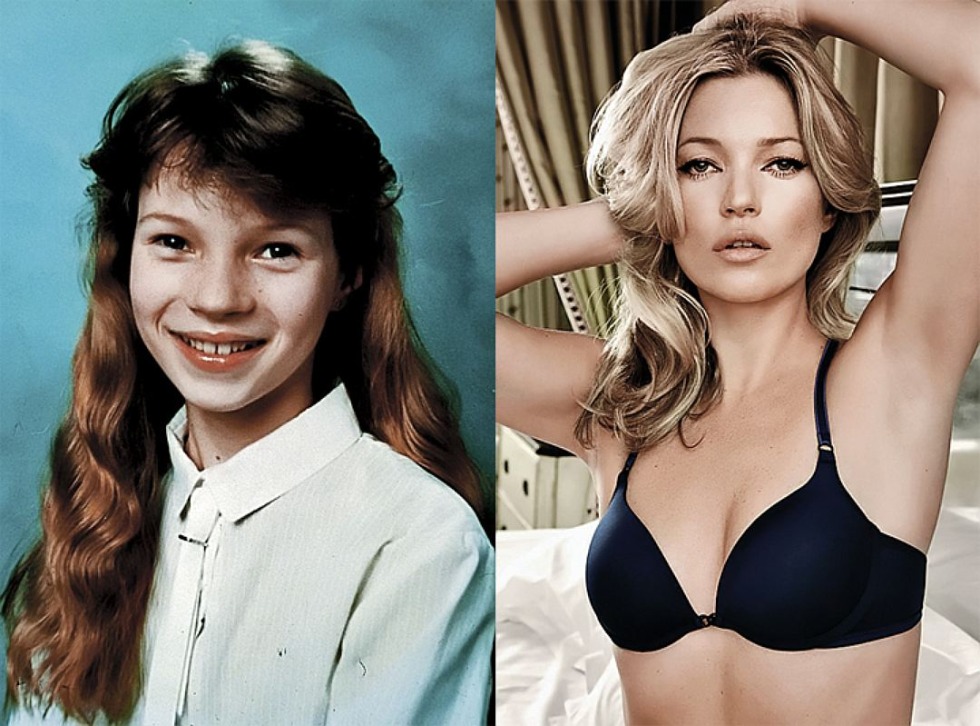 Kate Moss as a child