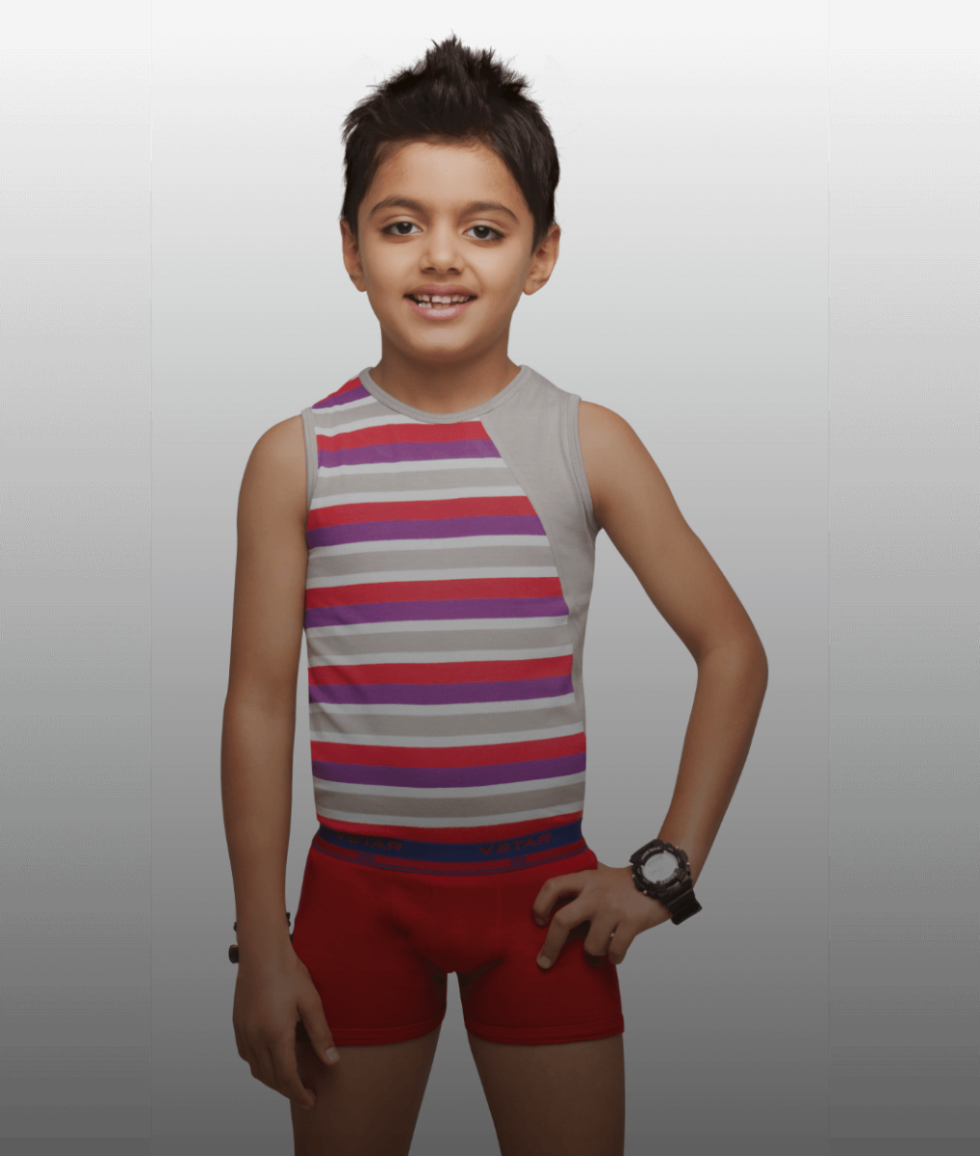 Boy model Sonny in a dress