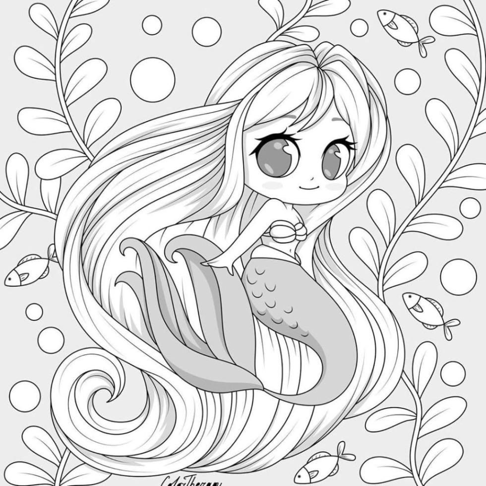 Coloring lol mermaid