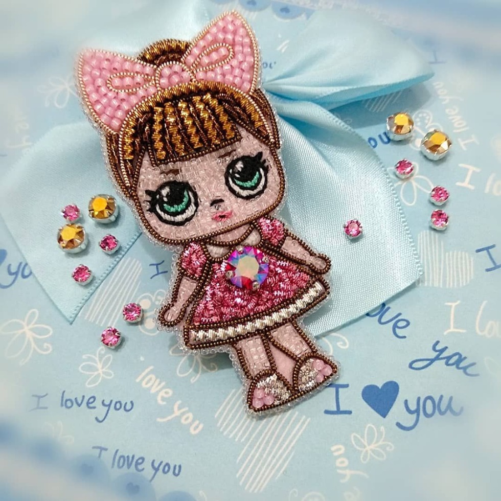 Book from beads doll lol