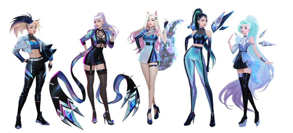 Kda League of Legends characters