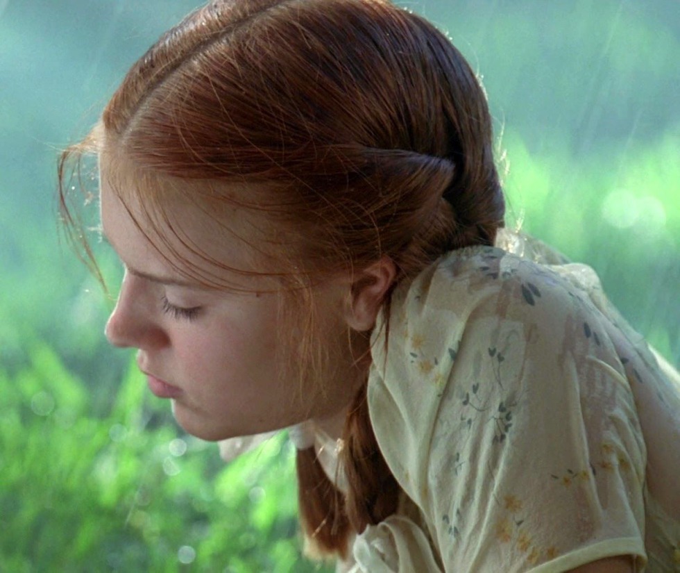 Girls teenagers in nature