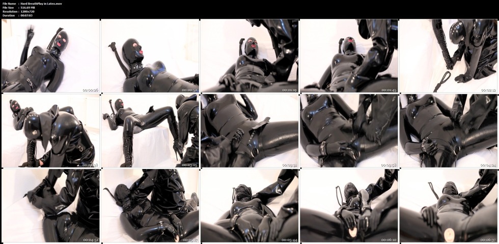 Breathplay, Latex Breathplay, Breathplay Latex, Japanese latex, Asian Breathplay,