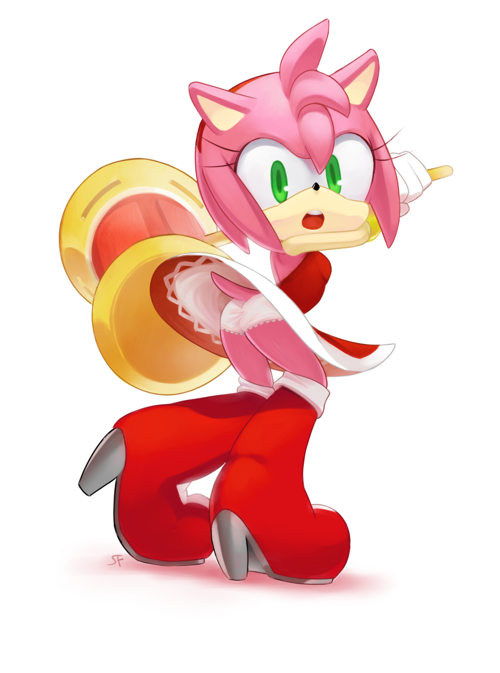 Giant Amy Rose Feet