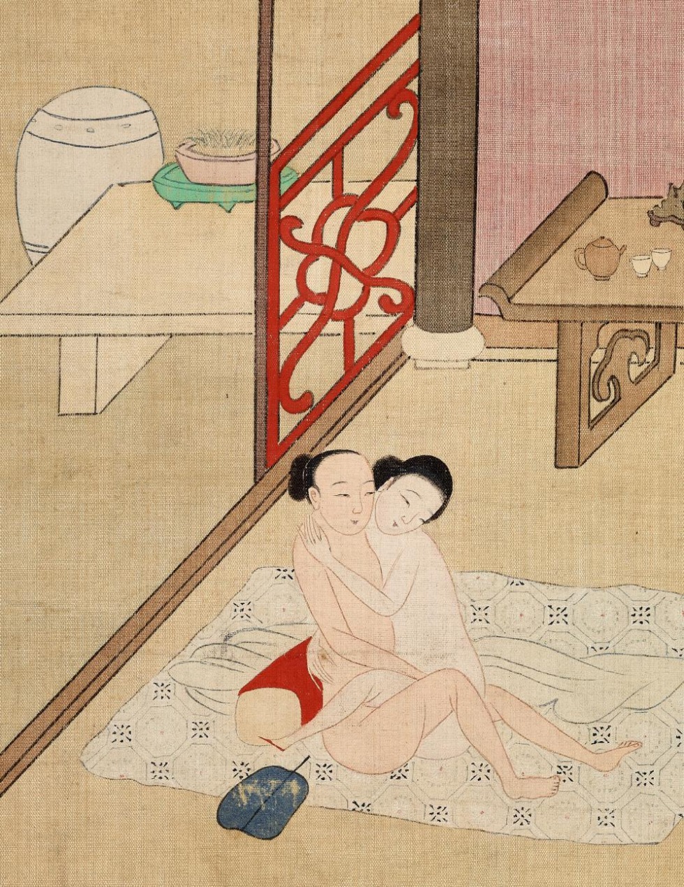 Modern erotic painting China