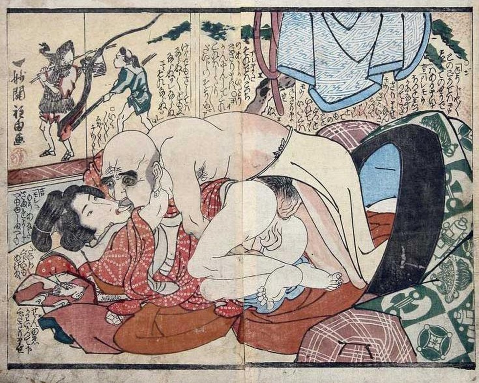 Eastern erotic engravings