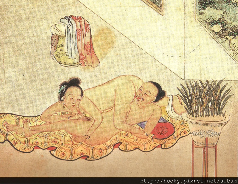 Erotic engraving of Japan Sung