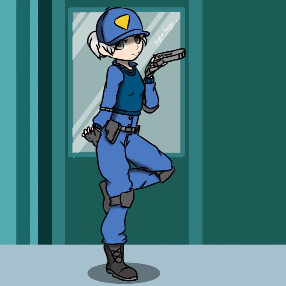 Pixel art Dead ahead Girl