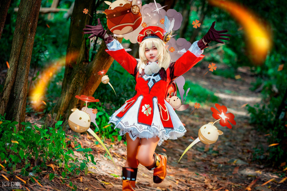 Amber and Kli Genshin Impakt