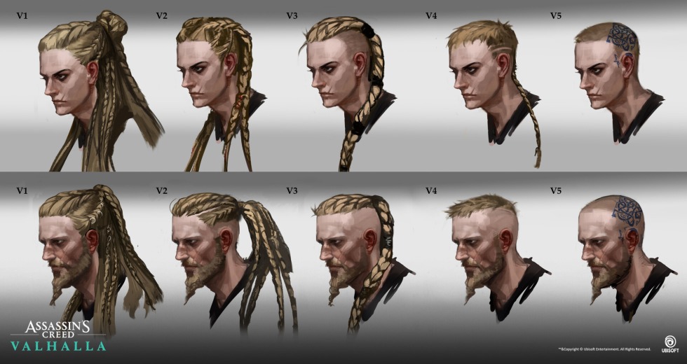 Assassin Walgall hairstyles