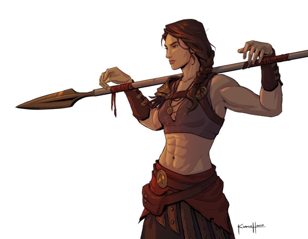 Kassandra Assassin Creed Art