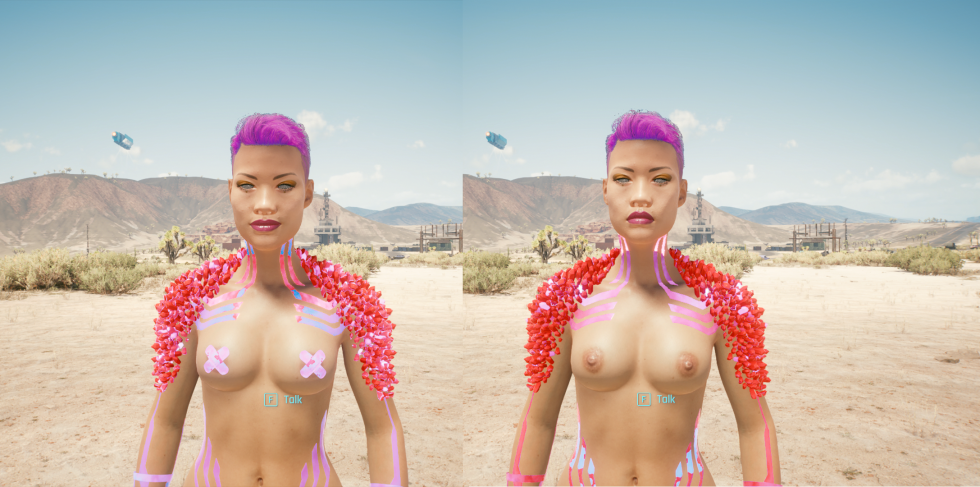 Cyberpank 2077 Last version of Nude Fashion
