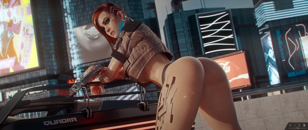 Cyberpank Futa 3D in the XXX car