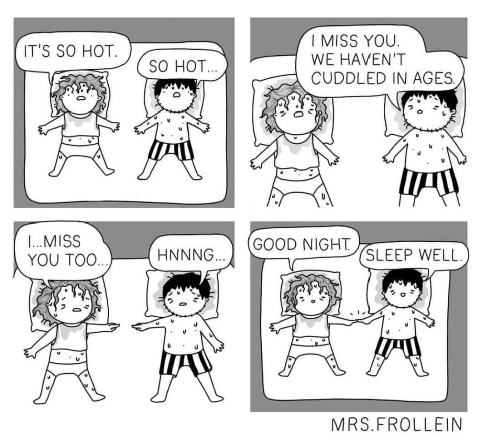 The comic book is hot