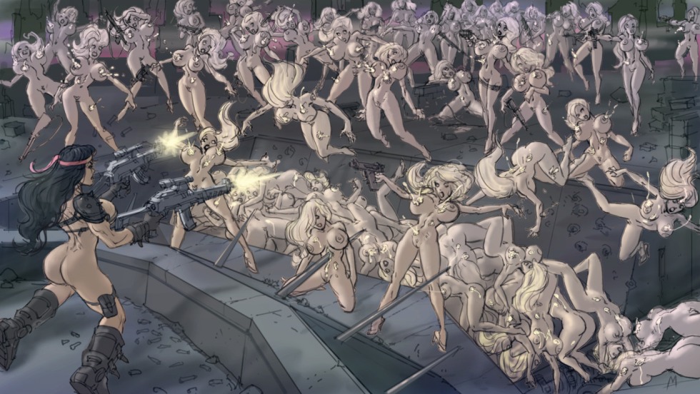 Naked women from zombies