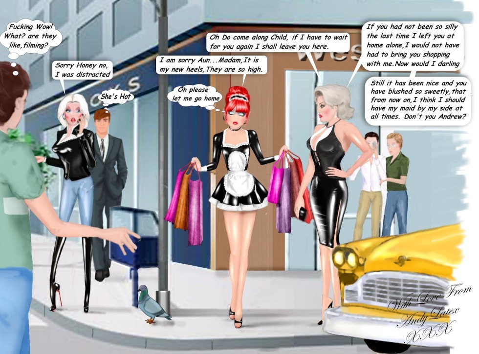 Sissy Andy Latex Comics