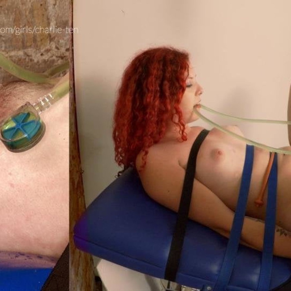 Fat hairy asses of women with Scat enema