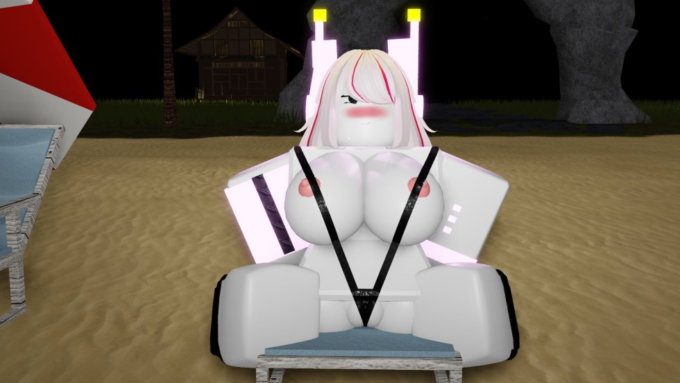 Game character in the roblox for