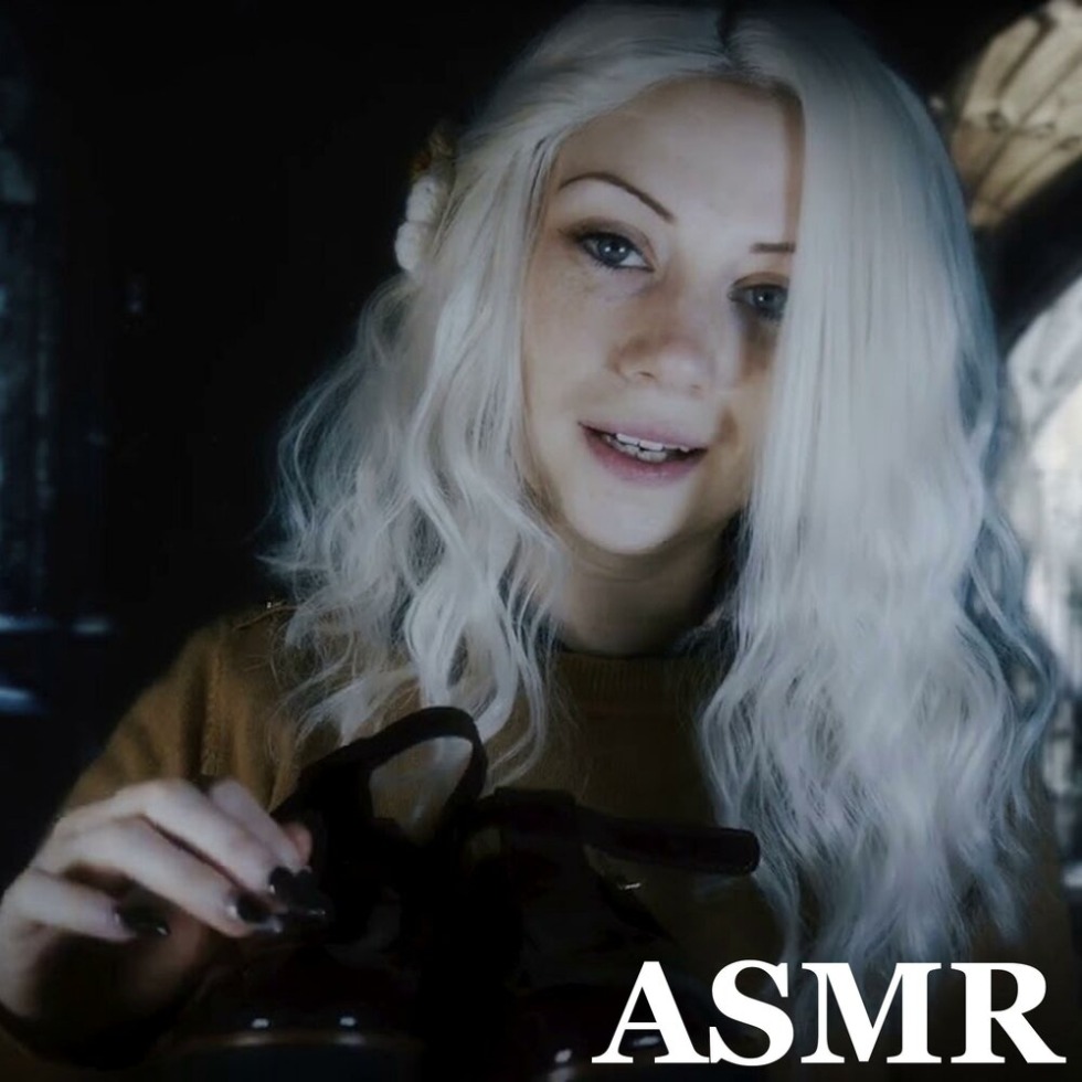 The girl undresses in the forest