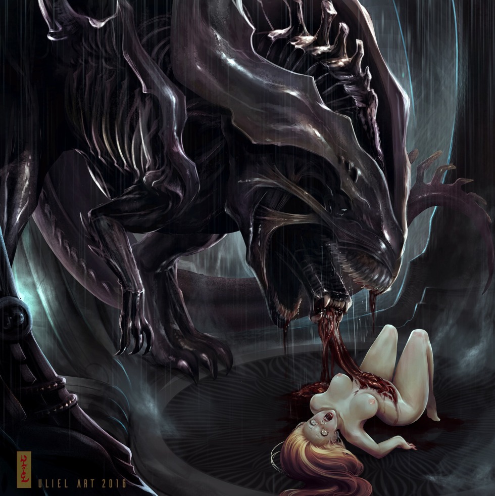 Alien xenomorph hentai vore