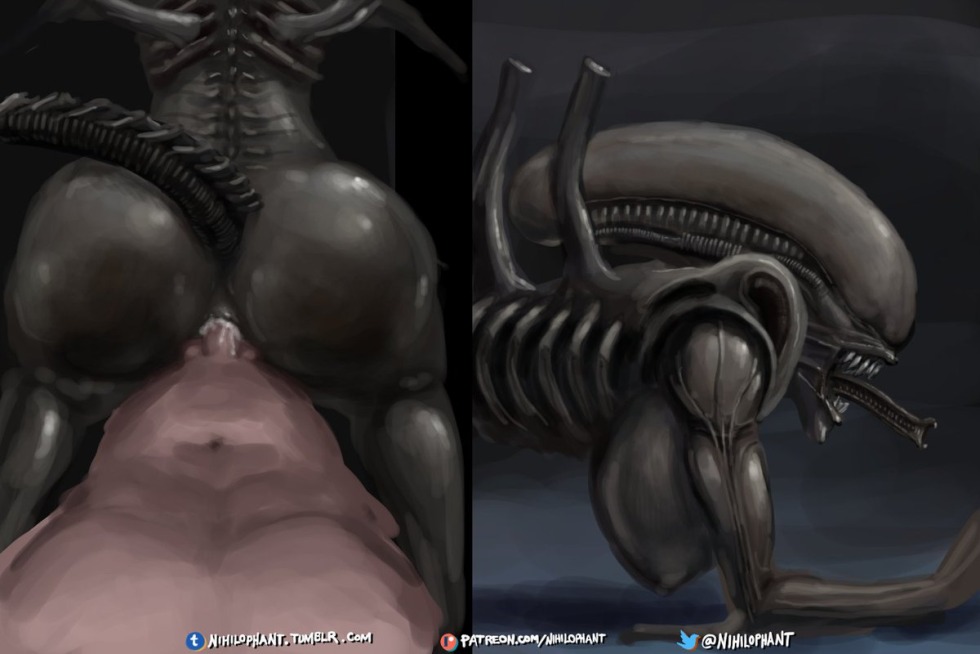 Xenomorph female Queen Rule 34