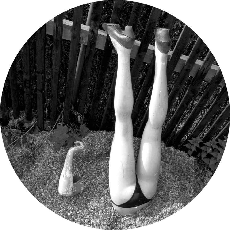 Girl on the table with food