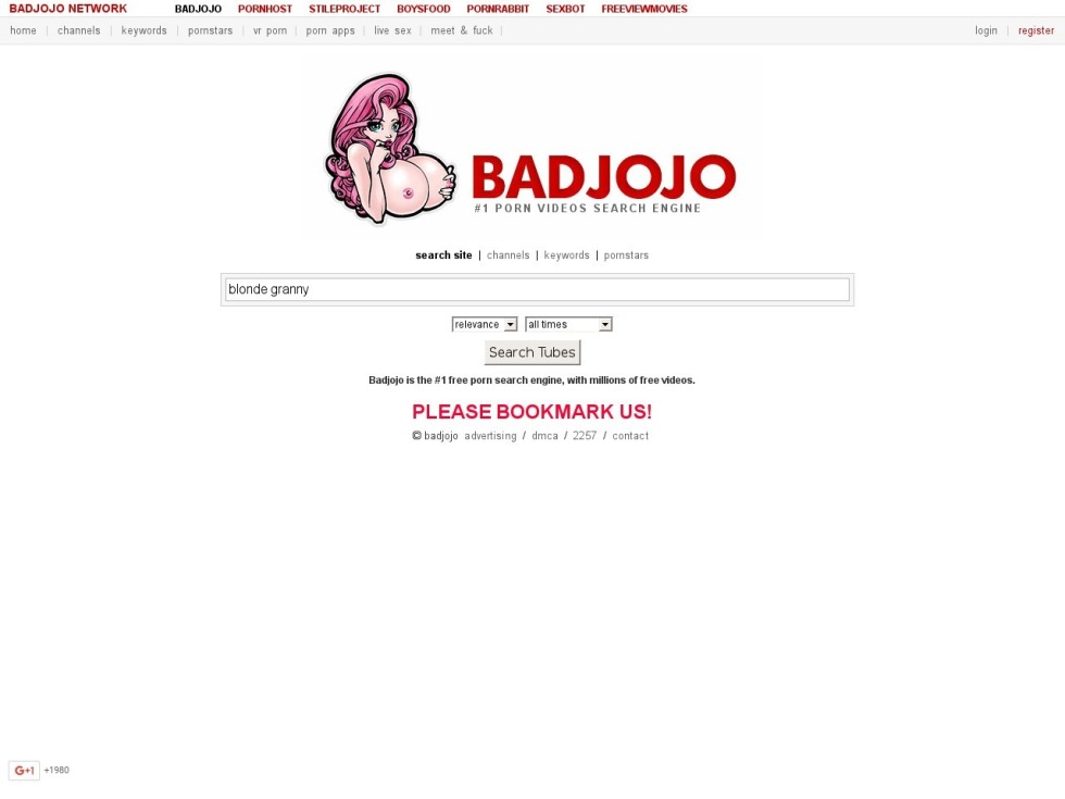 Porn in front of a webcam