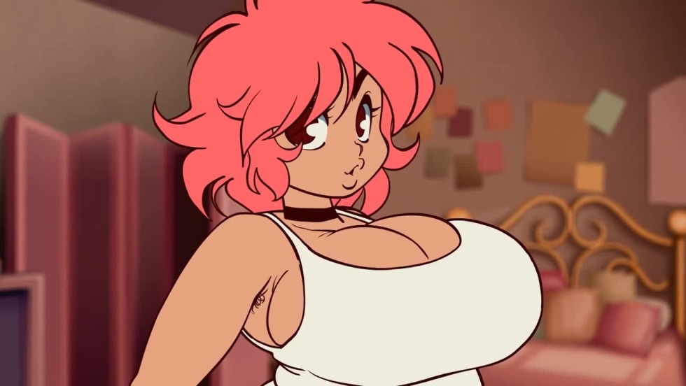 The girl finished on the train