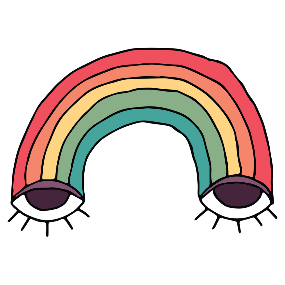 The hand between the legs