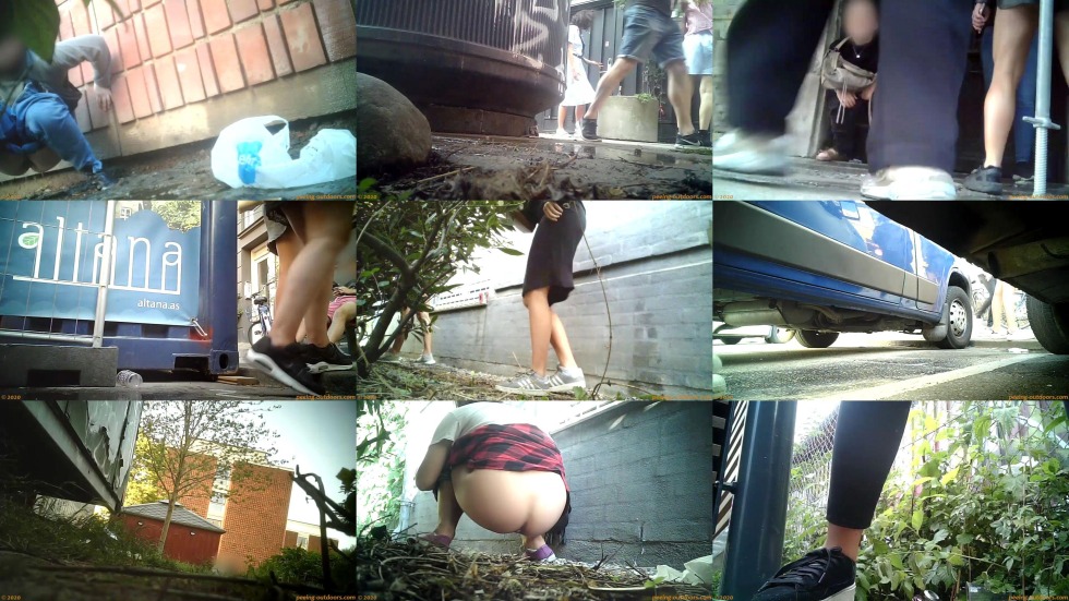 Beautiful female pissing