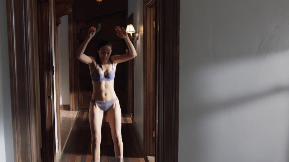 Emmy Rossum in underwear shameless