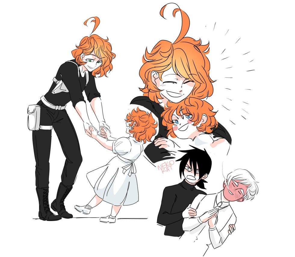 Emma and Norman promised Neverland art