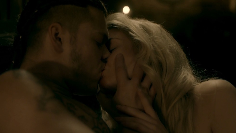 Naked Maude Hirst from the Vikings series 