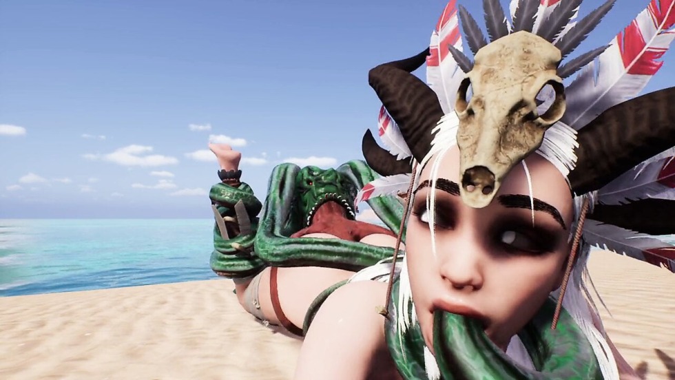 Huge tits in the field