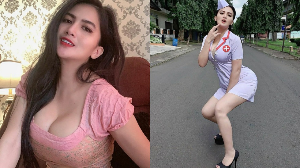 Haddie model Diana dee Naked stockings