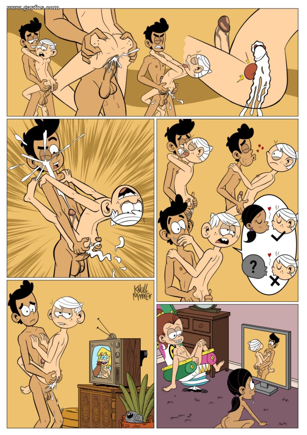 Naked comics my noisy house