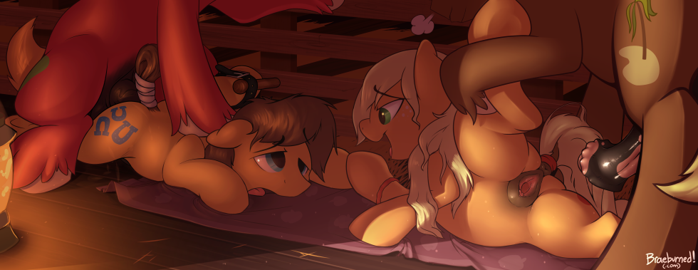 Big Makintosh and Braibern Hentai