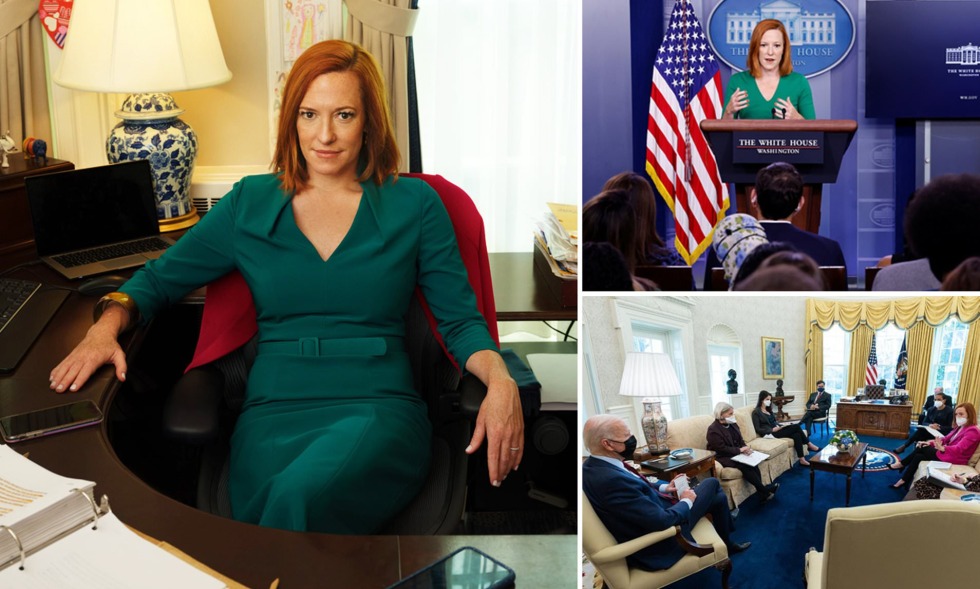 The White House Press Secretary Jen Psaki