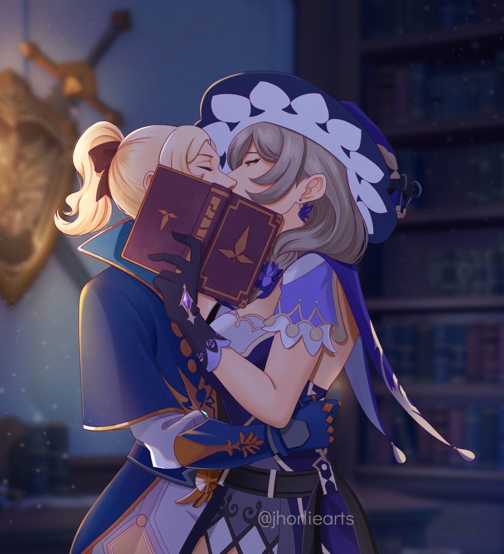 Jin and Lisa Genshin Yuri