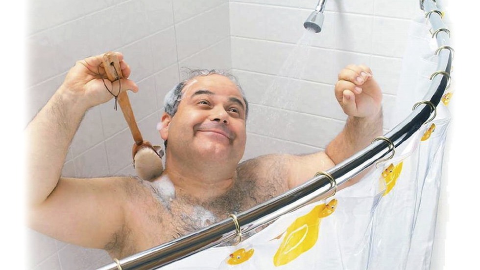 Women wash in the shower