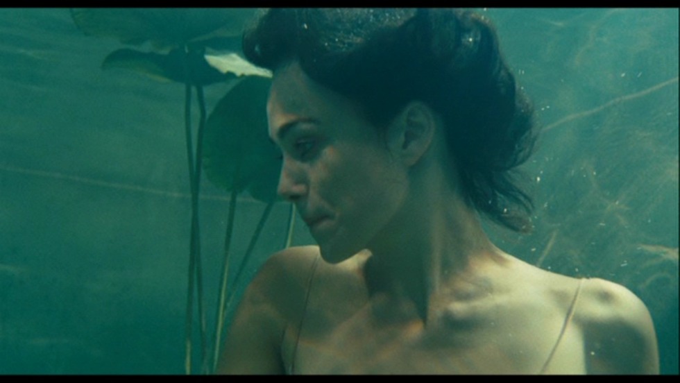 Kira Knightley on the beach 2021