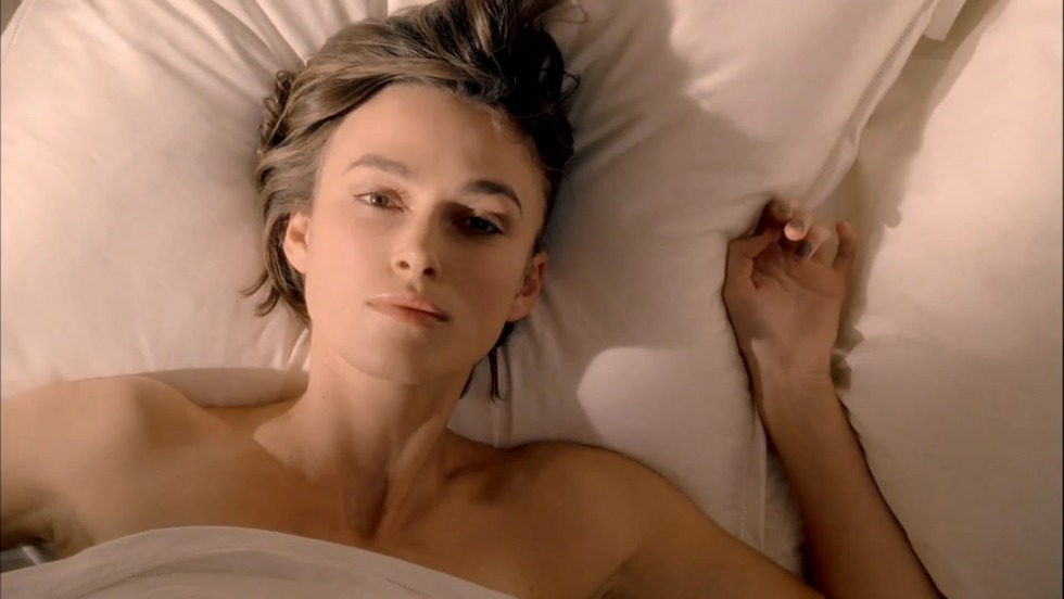 Kira Knightley Paparazzi on the beach