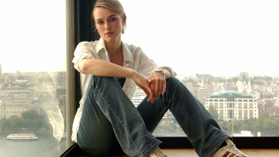 Kira Knightley is wet