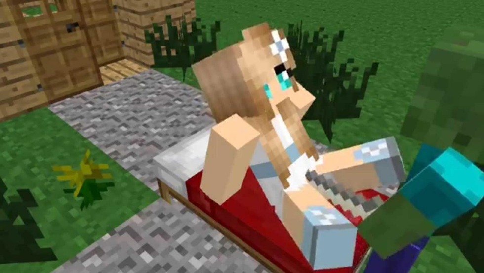 Naked girls in Minecraft