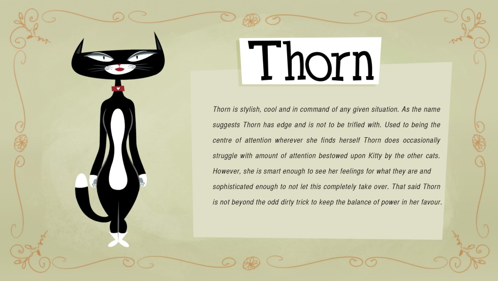 Kitty is not a cat without a suit