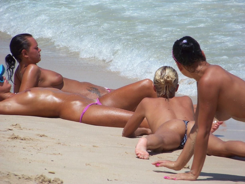 Naked ladies on the beaches of Brazil